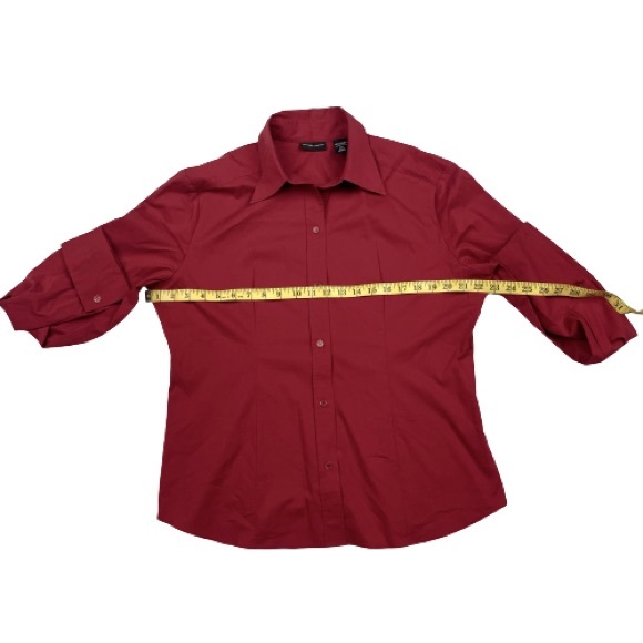 New York & Company Women’s Button- Down Front/Back Tailored Stitching Size XL - Picture 4 of 7